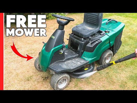 FREE Ride on Mower - Can We fix it?