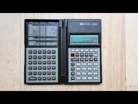 HP 28C Scientific Calculator from 1987 - A new beginning
