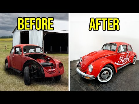 FULL RESTORATION in 60 MINUTES! | VW BEETLE