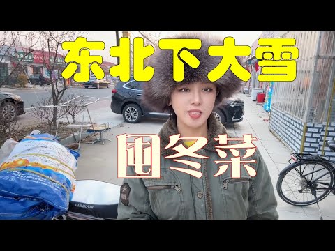 东北一下雪大鹅就遭殃，丫头开始囤冬菜，14斤的大鹅来三只 #铁锅炖大鹅