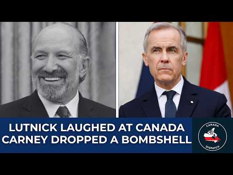 "Lutnick Said 'They Suck.' Hours Later Carney Delivered This Message to All Canadians."