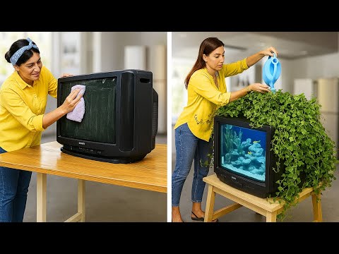 Repurpose OLD Electronics Into Stylish HOME DECOR: DIY Decor to Save Your Money