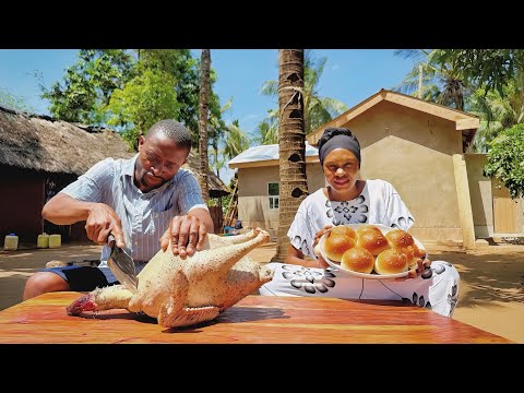Fascia Boards Installation Begins🏡✨ + Tandoor Grilled Turkey Recipe + No oven Buns & Veggies 🍗🔥
