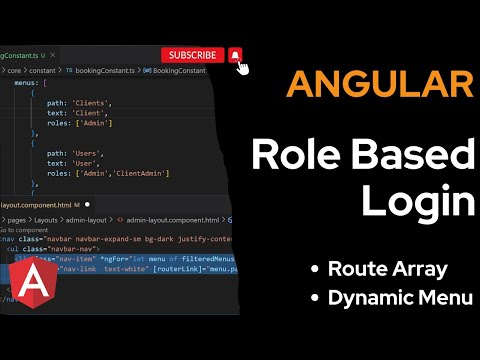 Role Based Login in Angular | Role Based Authorization Angular | Angular Tutorials