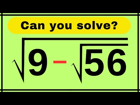 Japanese Math Olympiad | Very Interesting Square Root Algebra Problem | Can You Solve This?
