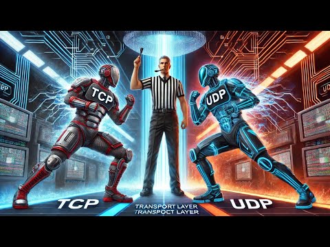 شرح (طبقة النقل) Transport Layer || الفرق بين TCP و UDP
