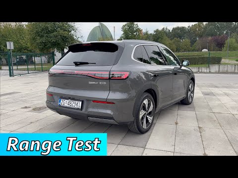 Geely EX5 Range Test and Charging