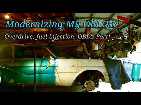 Installing a Used EFI Engine + 5 Speed Transmission In My 1965 Ford