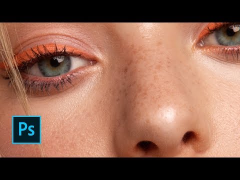 How to Retain and Create Freckles in Photoshop // Beauty Photography Retouching Tutorial