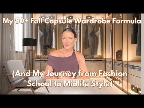 My 50+ Capsule Wardrobe Formula (And My Journey from Fashion School to Midlife Style)