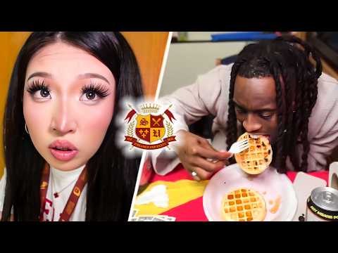 making waffles for kai cenat so i dont get expelled..