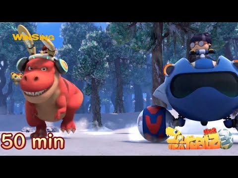 【恐龙日记3】GG Bond: Dino Diary 3丨 猪猪侠骑着坐骑又摔倒啦，真是一路坎坷，倒霉透了！丨 50分钟畅享版 #猪猪侠