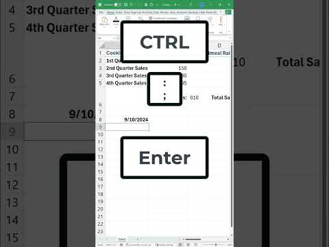 How To Add Today’s Date and Time In Excel Super Fast!
