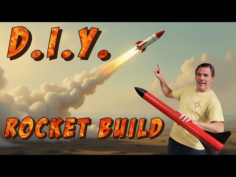 DIY Rocket Build Tutorial: Launch With Smoke Trail Motor