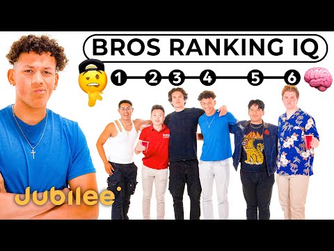 Bros Rank Themselves by Intelligence