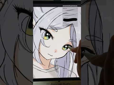 My Digital Art Drawing Process | Drawing Frieren on iPad with Procreate