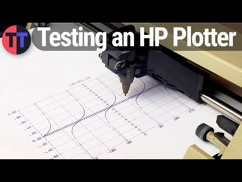Plotting For The First Time - HP 7470A