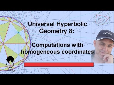 Computations with homogeneous coordinates | Universal Hyperbolic Geometry 8 | NJ Wildberger