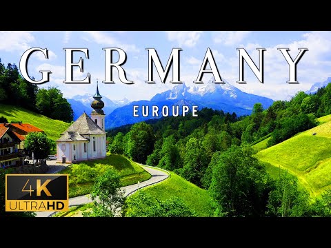FLYING OVER GERMANY (4K UHD) - Relaxing Music With Stunning Beautiful Nature (4K Video Ultra HD)