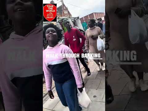 A walking Tour in Barking open Market on 24 May 2025