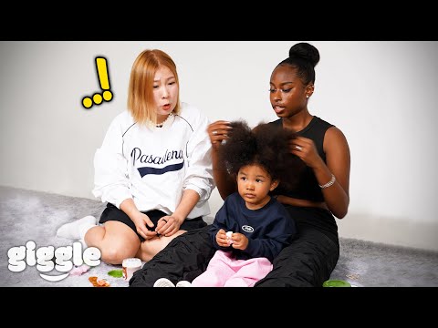 "How Can I Style My Blasian Daughter's Hair?" Korean Mom Asks Black Woman For Help..!
