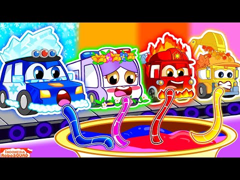 Kartun Anak Anak | Di mana warna tim penyelamat? 🚒🎨 Yuk Belajar Warna Bersama!