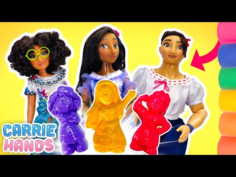 Disney Encanto DIY Miniature Figurines In Kinetic Sand | Craft Videos For Kids