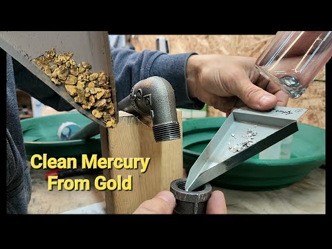 CHEAP DIY Mercury Retort.  NO TOOLS REQUIRED.  0.98g Mercury Recovered from the Environment!