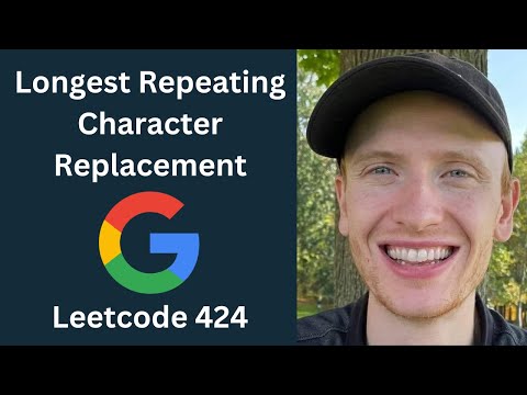Longest Repeating Character Replacement - Leetcode 424 - Sliding Window (Python)