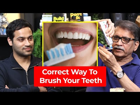 How To Brush Your Teeth Correctly - Dr Sandesh Mayekar | Celebrity Dentist | Raj Shamani Clips