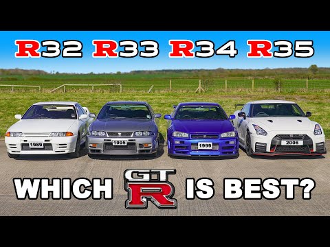 I drove EVERY Nissan GT-R!