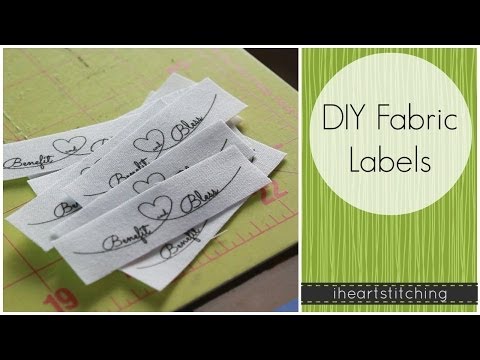 DIY Fabric Labels