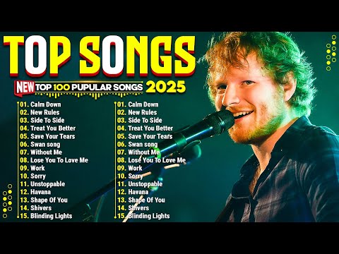 Billboard 2025 ✨ Ed Sheeran, Bruno Mars, The Weeknd, Dua Lipa, Adele, Selena Gomez, Maroon 5