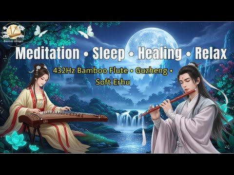 2 Hours of 432Hz Relaxing Bamboo Flute & Guzheng – Meditation, Deep Sleep, Healing & Stress Relief”