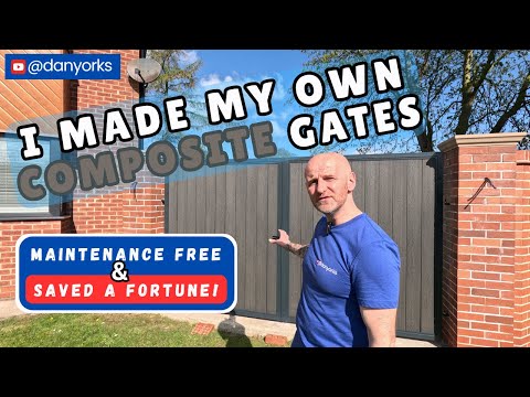 I Made My Own Composite Gates and Saved a Fortune!!!