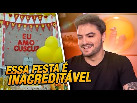A FESTA DE ANIVERSÁRIO MAIS SURREAL DE TODAS | Cortes Felipe Neto