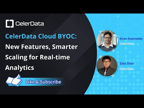 CelerData Cloud BYOC: New Features, Smarter Scaling for Real-time Analytics