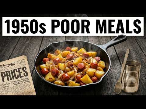 25 FORGOTTEN Poor Man Dinners From the 1950s No One Makes Anymore