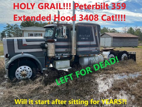 WILL IT START? ULTRA RARE!! 1980 PETERBILT 359 EXHD 3408 CAT!!!