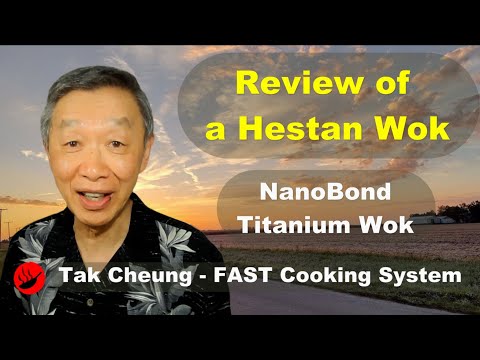 Review of a NanoBond Titanium Wok, the Hestan Chef's Pan.  The Best Wok that I Have Tested