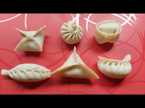 6 Ways To Fold Dumpling || Momos Folding Tips || Basic Momos Folding || F&B Nepal