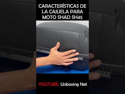 ESTAS SON LAS PRINCIPALES CARACTERÍSTICAS DE LA CAJUELA PARA MOTO SHAD SH45 #cajuelashad #shadsh45