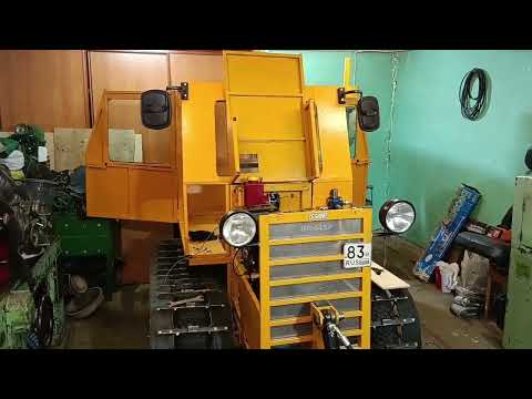 Самодельный гусеничный минитрактор, продолжение. 