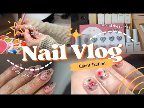 Nail Tech Day in the Life | Clients, Content Filming & Studio Tour