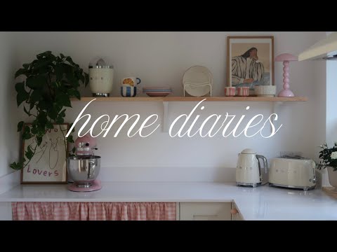 home diaries | bedroom updates, new chair, big Zara Home haul and redecorating & organising kitchen