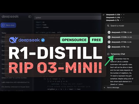 Deepseek Distilled-R1 (7B, 14B, 32B) : This is O3-MINI AT HOME! (Beats O1 Mini, Sonnet!)