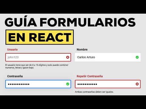 Guía Completa de Validación de Formularios en React