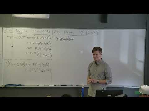 Proof, Set Theory, and Logic - Negation (Part 2) and Logical Arguments (Part 1)