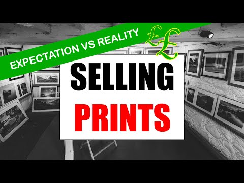 SELLING PRINTS - Expectation Vs Reality in Landscape Photography