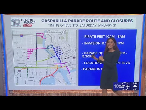 Gasparilla-road closures and tips to get in and around the parade route